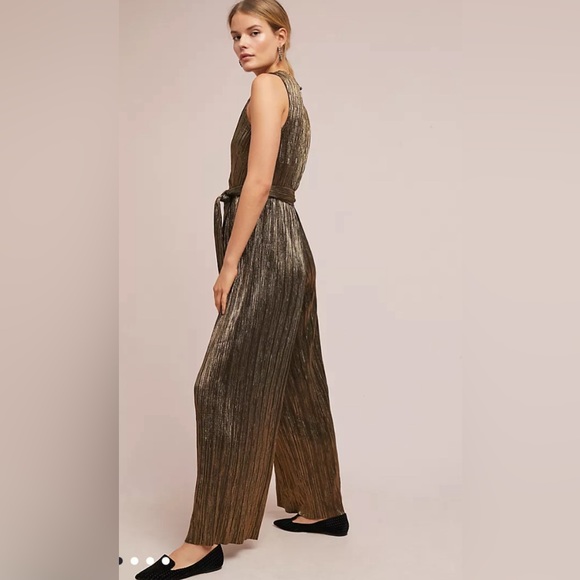 Anthropologie by Vanessa Virginia Pont Neuf Jumpsuit, Size M - Picture 2 of 16